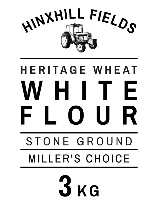 3kg Heritage Wheat White Flour - Miller's Choice