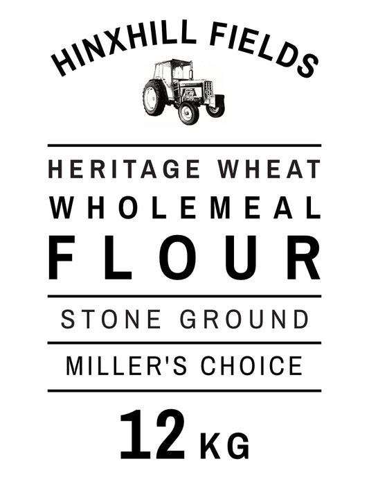 12kg Heritage Wheat Wholemeal Flour - Miller's Choice