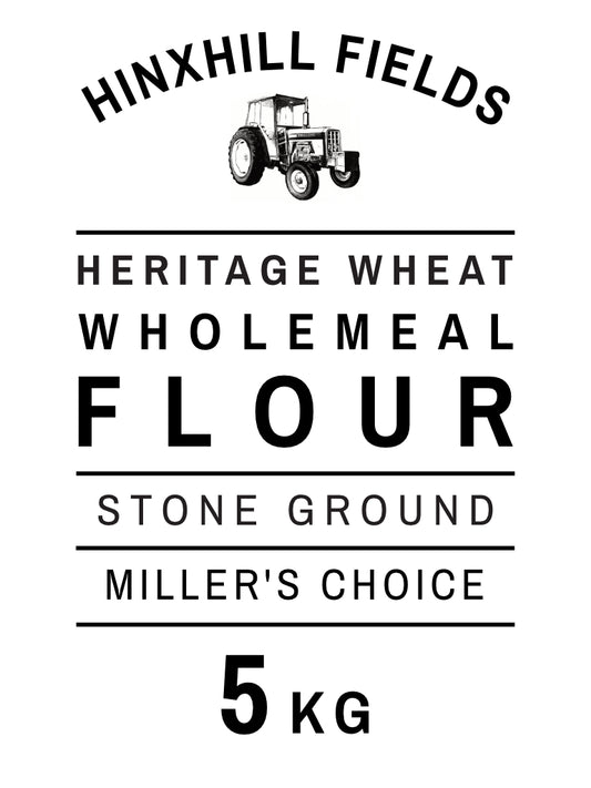5kg Heritage Wheat Wholemeal Flour - Miller's Choice